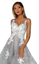 6 of 8 Portia and Scarlett PS6003 Ivory/Silver