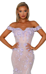 5 of 7 Portia and Scarlett PS6005 Lilac/Nude