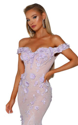 6 of 7 Portia and Scarlett PS6005 Lilac/Nude