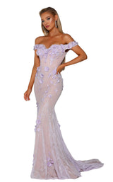 2 of 7 Portia and Scarlett PS6005 Lilac/Nude