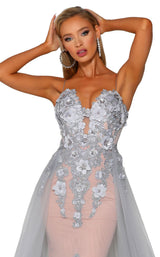 5 of 7 Portia and Scarlett PS6012 Silver/Nude