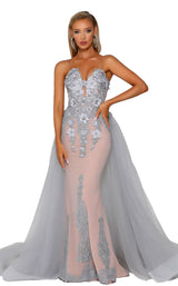 2 of 7 Portia and Scarlett PS6012 Silver/Nude