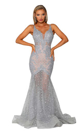 1 of 7 Portia and Scarlett PS6023 Silver/Nude