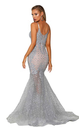 4 of 7 Portia and Scarlett PS6023 Silver/Nude