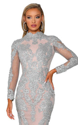 5 of 7 Portia and Scarlett PS6024 Silver/Nude