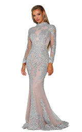 2 of 7 Portia and Scarlett PS6024 Silver/Nude