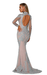 4 of 7 Portia and Scarlett PS6024 Silver/Nude