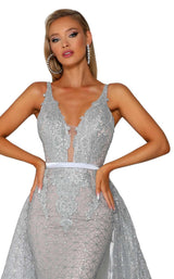 14 of 19 Portia and Scarlett PS6027S Silver/Nude