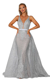 5 of 19 Portia and Scarlett PS6027S Silver/Nude