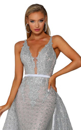 16 of 19 Portia and Scarlett PS6027S Silver/Nude