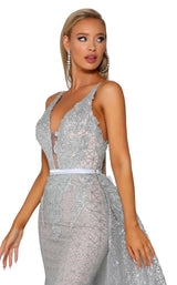 17 of 19 Portia and Scarlett PS6027S Silver/Nude