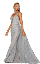 8 of 19 Portia and Scarlett PS6027S Silver/Nude