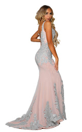 2 of 7 Portia and Scarlett PS6071 Silver/Nude