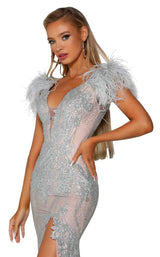 16 of 21 Portia and Scarlett PS6072 Silver-Nude