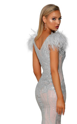 20 of 21 Portia and Scarlett PS6072 Silver/Nude