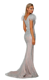 10 of 21 Portia and Scarlett PS6072 Silver-Nude