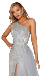 7 of 9 Portia and Scarlett PS6074 Silver/Nude