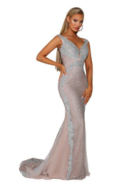 4 of 9 Portia and Scarlett PS6075 Silver/Nude