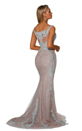 5 of 9 Portia and Scarlett PS6075 Silver/Nude