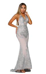 1 of 7 Portia and Scarlett PS6076 Silver/Nude