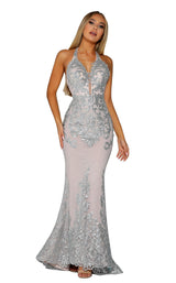 2 of 7 Portia and Scarlett PS6076 Silver/Nude