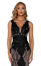 5 of 7 Portia and Scarlett PS6082 Black-Nude