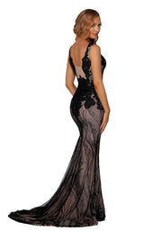 4 of 7 Portia and Scarlett PS6082 Black-Nude