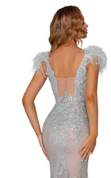 7 of 7 Portia and Scarlett PS6095 Silver-Nude
