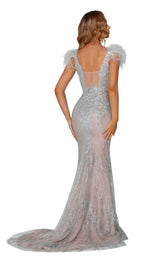 4 of 7 Portia and Scarlett PS6095 Silver/Nude