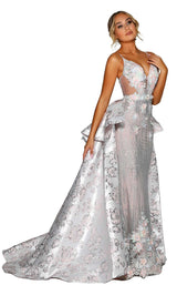 2 of 9 Portia and Scarlett PS6098S Silver/Nude