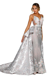 4 of 9 Portia and Scarlett PS6098S Silver/Nude