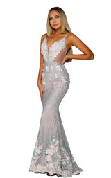 2 of 7 Portia and Scarlett PS6098 Silver/Nude