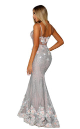 4 of 7 Portia and Scarlett PS6098 Silver/Nude