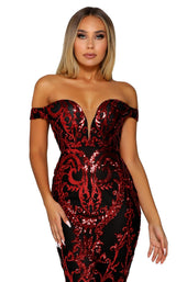 5 of 7 Portia and Scarlett PS6100 Black/Red