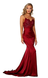 7 of 25 Portia and Scarlett PS6304 Deep Red