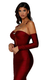 11 of 15 Portia and Scarlett PS6309 Deep Red