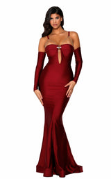 1 of 15 Portia and Scarlett PS6309 Deep Red