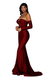 4 of 15 Portia and Scarlett PS6309 Deep Red