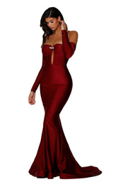 6 of 15 Portia and Scarlett PS6309 Deep Red