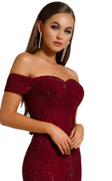 9 of 13 Portia and Scarlett PS6335 Deep Red