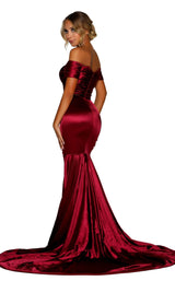 2 of 5 Portia and Scarlett PS6424 Deep Red