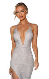 7 of 9 Portia and Scarlett PS6433 Silver/Nude