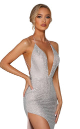 8 of 9 Portia and Scarlett PS6433 Silver/Nude