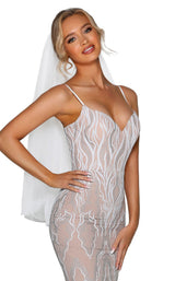 6 of 7 Portia and Scarlett PSB6809 Ivory/Nude