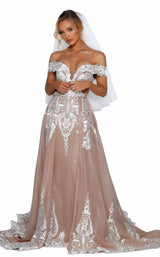 1 of 2 Portia and Scarlett PSB6811S Ivory/Nude