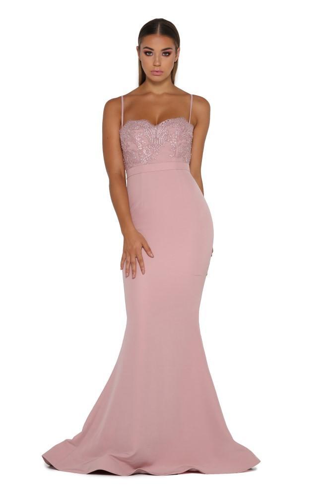 Portia and Scarlett Briar Rose Gown with Lace Train CL Dress