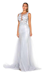 21 of 21 Portia and Scarlett Berta Gown Ice