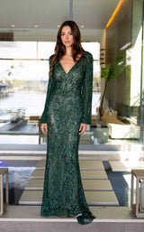 2 of 5 Primavera Couture 12164 Forrest Green