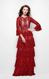 1 of 9 Primavera Couture 1972 Red