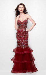 1 of 8 Primavera Couture 3003 Burgundy